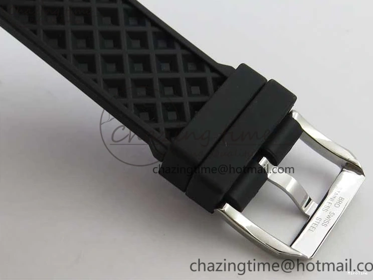 MIROTIME 0813 GoAnywhere Aquatimer SS IW356802 ZZF 1:1 Best Edition Black Dial on Black Rubber Strap MIYOTA 7128